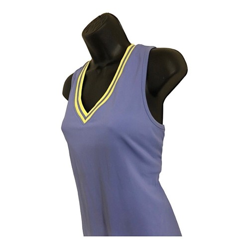 Sincerely Jules periwinkle green trim v-neck active tennis golf dress size Med - Bild 10 von 13