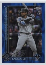 2025 Topps Chrome Update Blue Lava Refractor /150 Victor Mesa Jr #USC4 Rookie RC
