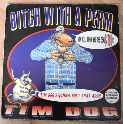 Tim Dog    Bitch With A Perm 12'' EP 1994 1st uk pressing