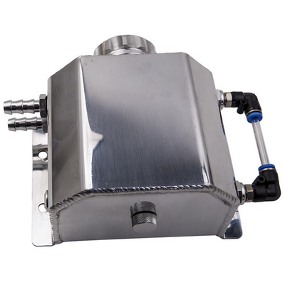 #ad 1L Aluminum Radiator Coolant Overflow Bottle Recovery Water Tank Sliver New $23.00