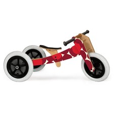 Original Wishbone Bike 3in1 Classic Balance red dots - Dreirad und Laufrad - NEU