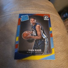 2017-18 Donruss Optic Rated Rookie Red & Yellow Ivan Rabb #156 Memphis Grizzlies