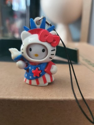 Hello Kitty USA Stars & Stripes Freiheitsstatue Handy-/Taschenanhänger/Schlüsselanhänger