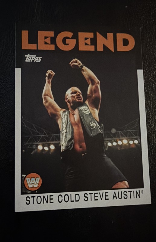2016 Topps Heritage WWE - Legend Steve Austin #106