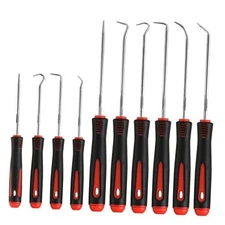 Hook and Pick Set – 10PCS Precision Pick Tools with Non-Slip Grip for 