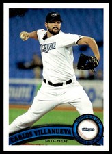 2011 Topps Update US99 Carlos Villanueva Toronto Blue Jays Baseball Card