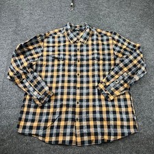 EDDIE BAUER Long Sleeve Favorite Cabin Flannel Shirt Men's Size 2XL
