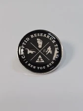 Cryptid Research Team Lapel Pin Run You Run