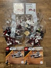 Lot of 2 LEGO Star Wars 187th Republic Fighter Tanks Only 75342 - No Minifigures