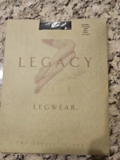 Legacy Legwear QVC Microfiber Control Top Tights Navy Color Size E  A31857