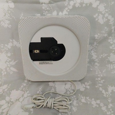 Junk Not Working MUJI Wall Mount CD Player CPD-4  Audio Stereo White Japan