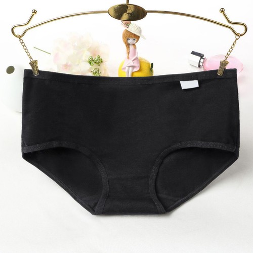 5Pcs Cotton Women Underpants Candy Color Stretchy Daily Wear Xl Random Color - Picture 5 of 7