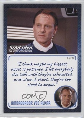 2022 Star Trek: The Next Generation Archives and Inscriptions Ves Alkar #28 00gy