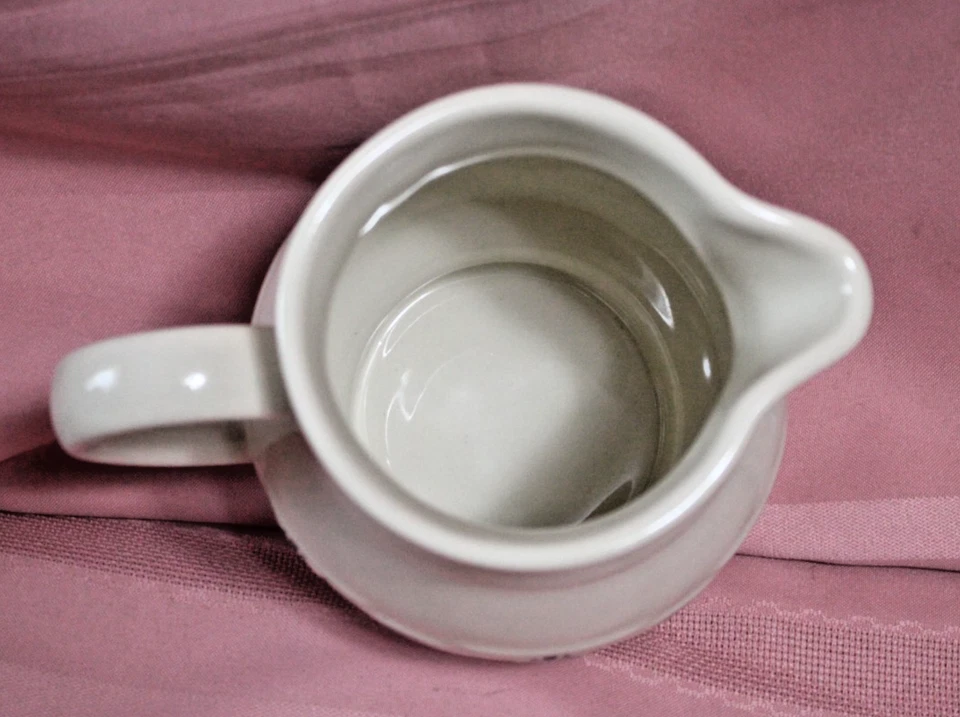 Jarra Longaberger Pottery Woven Traditions clásica azul 1 qt salsa de leche 1991 Foto 4 de 4