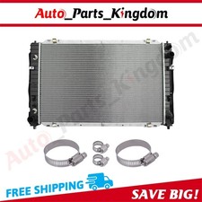 Radiator 2307 with Universal Oil Hose Clamps Kit for 2001-2007 Ford Escape Mazda