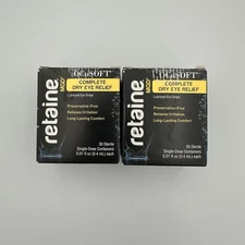 OCuSOFT Retaine MGD Complete Dry Eye Relief Lubricant Eye Drops 30 Count x 2 Box