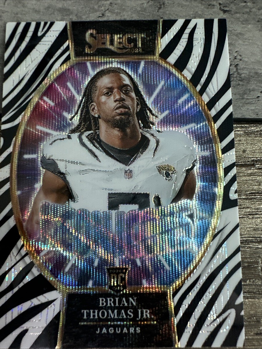 MICHAEL SCHUMACHER ピンズ 2024 Panini Select - Neon Icons Brian Thomas Jr. #17 Zebra