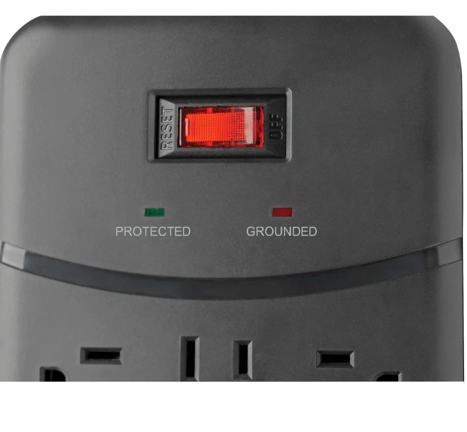 TRIP LITE Surge Power Strip 12 Outlets, 2 USB Charging Ports Tel/Modem/Coax - Image 4 of 4