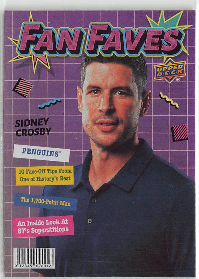2026-27 Upper Deck Fan Faves #FF-26 Sidney Crosby