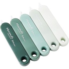 5 PCS White Correction Tape with Lid, Easy-to-Use Error Correction Tape Roll for