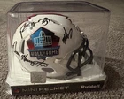 Urlacher, Mike Singletary, Dan Hampton Autograph Signed HOF Mini Helmet Beckett