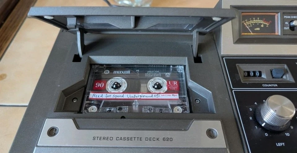 Technics 620 Vintage Stereo Kassettendeck Grau klassischer. - Bild 3 von 4