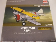 Hobby Master 1:48 Northrop Grumman F3F-1 VF-3 USS Saratoga CV-3 Apr 1940 HA7301
