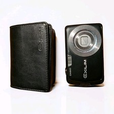 Casio Exilim ex-s6 Compact Digicam 12.1MP 3x Zoom USB Black with Case