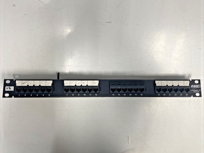  AMP NETCONNECT CAT 5E SYSTEM 406330-1 PATCH PANELS 24 PORT   +