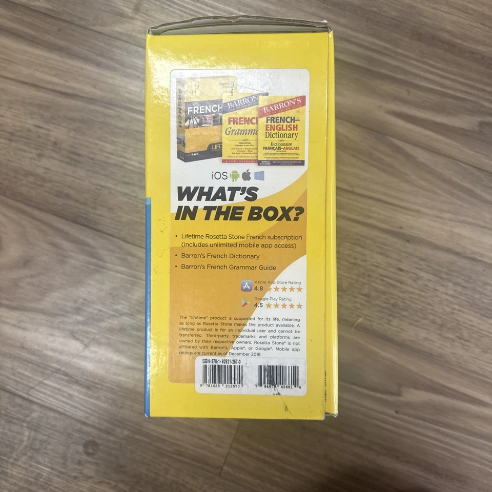 Rosetta Stone French Bonus Pack Bundle Lifetime Online Access + Grammar Guide + - Image 3 of 4