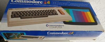 Commodore 64 C64 BROTKASTEN (+NT, TVC, Manual, Disk) in OVP 8-bit computer no se