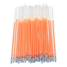0.8mm Gel Pens Refills, 48 Pack Sparkle Metallic Ink Bold Point, Orange