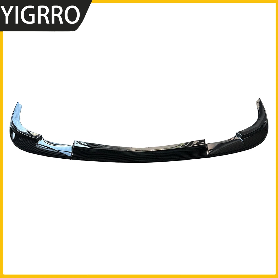 For Chevy Corvette C6 Base Models 06-2013 Carbon Fiber Front Bumper Lip Splitter Foto 3 de 4