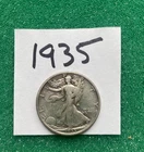 1935-D 50C Walking Liberty Half Dollar