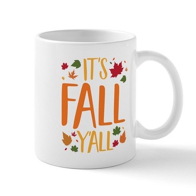 CafePress Its Fall Yall Mug 11 oz Ceramic Mug (1931694664)