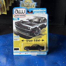 Auto World 2019 Dodge Challenger R/T Scat Pack Pitch Black 1/64