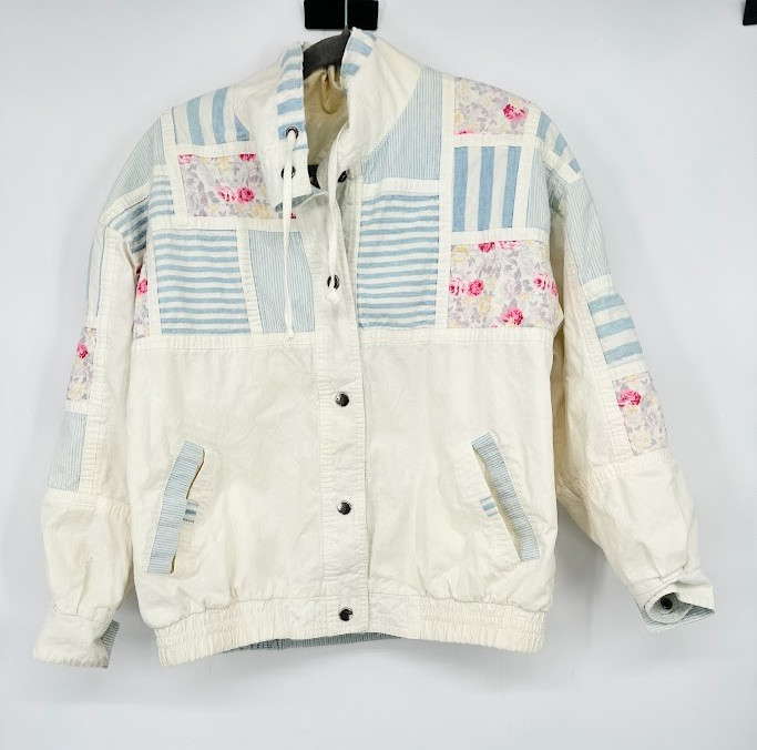 Vintage Current Seen Patchwork Jacket Womens Medi… - image 1