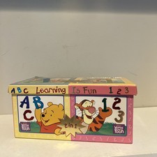 Disney Winnie The Pooh 2 en 1 ABC y contar cartas 2002 