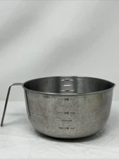 VTG 3 Quart Stainless Steel Measuring Cup/Batter/Mixing Bowl KOREA w Handle