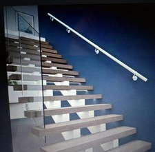 ROTHLEY HANDRAIL KIT 4.8 METERS MATT WHITE - Indoor Use.