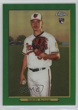 2020 Topps Turkey Red Chrome Series 2 Green Refractor 5/10 Hunter Harvey 13iq