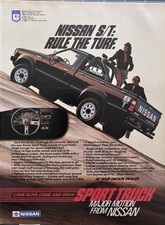1984 Nissan S/T Original Vintage Advertisement Sport Truck Major Motion Print Ad