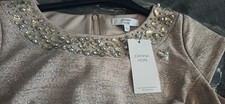 Brand New Beautiful Size 10 Joanna Hope Gold/Silver Dress