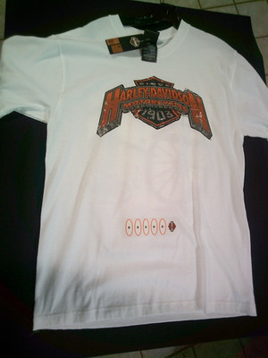 Men's Med Bull Run Harley-Davidson Dealer T-Shirt-H-D Impact