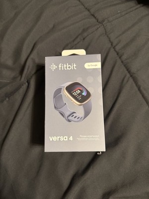 Fitbit Versa 4 watch- Waterfall Blue (Includes 6 month free membership) NEW