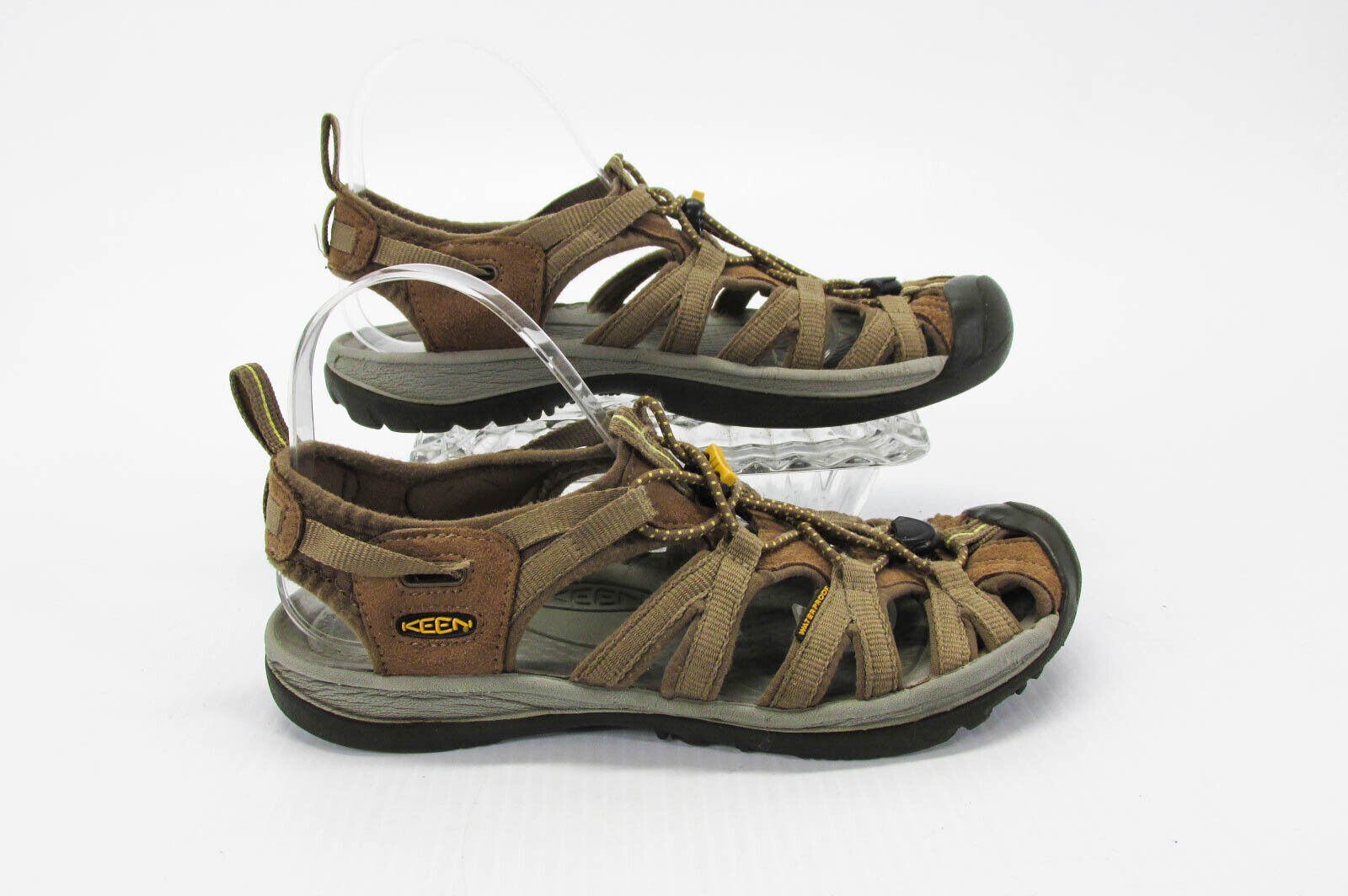 Scarpe da donna Keen Whisper taglia 8 5 M marrone sportive pescatore sandalo usate vq