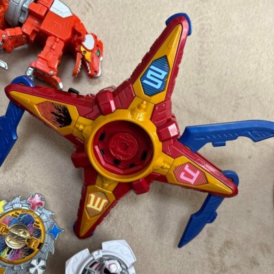 Power Rangers Ninja Steel Ninninger DX Sword Shuriken Stars 4p Set