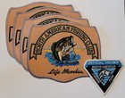 North American Fishing Club Embroidered Sew-on Cloth Patches Lot Of 5 — photo 1