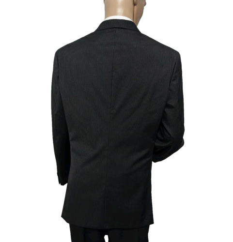 BNWT Ralph Lauren Polo Mens Custom Slim Fit 2 Piece Suit Black UK 46L W40 RP£595 - Picture 3 of 11