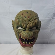 Vtg 2002 Paper Magic Group Rubber Halloween Mask Troll Monster